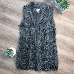 MICHAEL KORS faux fur vest